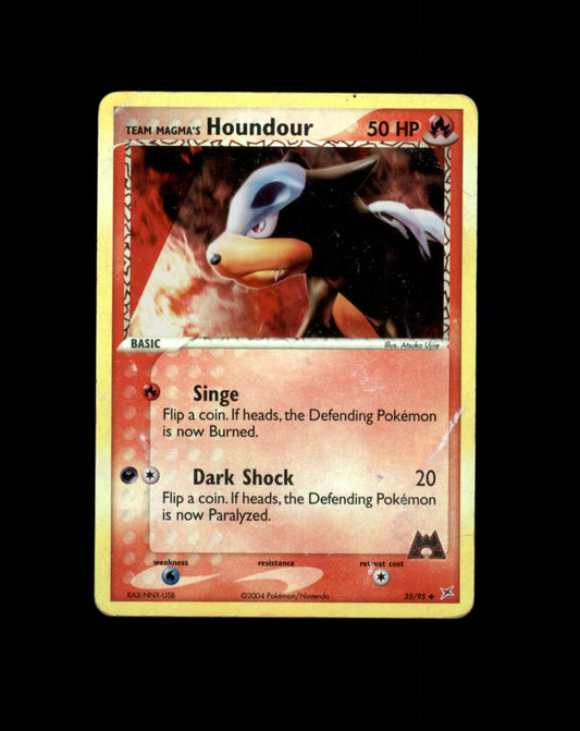 *SE BILDE FOR TILSTAND* Houndour [Reverse Holo] #35 Pokemon Team Magma & Team Aqua Pokesingles