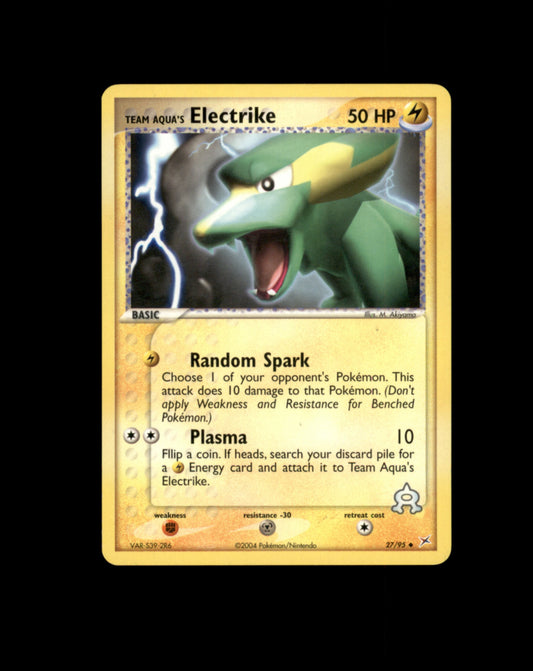 *SE BILDE FOR TILSTAND* Electrike #27 Pokemon Team Magma & Team Aqua Pokesingles