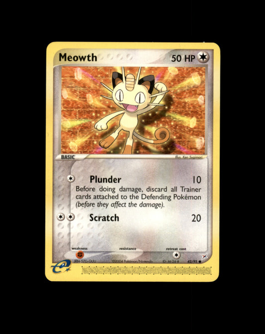 *SE BILDE FOR TILSTAND* Meowth #42 Pokemon Team Magma & Team Aqua Pokesingles