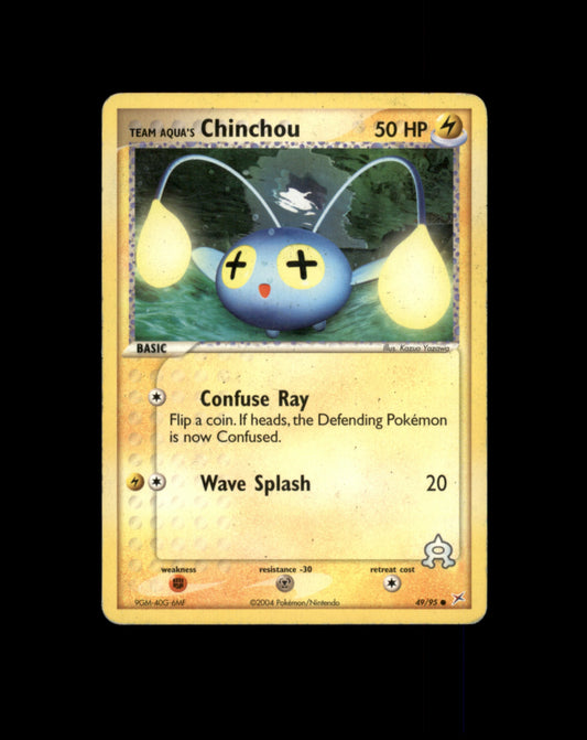 *SE BILDE FOR TILSTAND* Chinchou #49 Pokemon Team Magma & Team Aqua Pokesingles