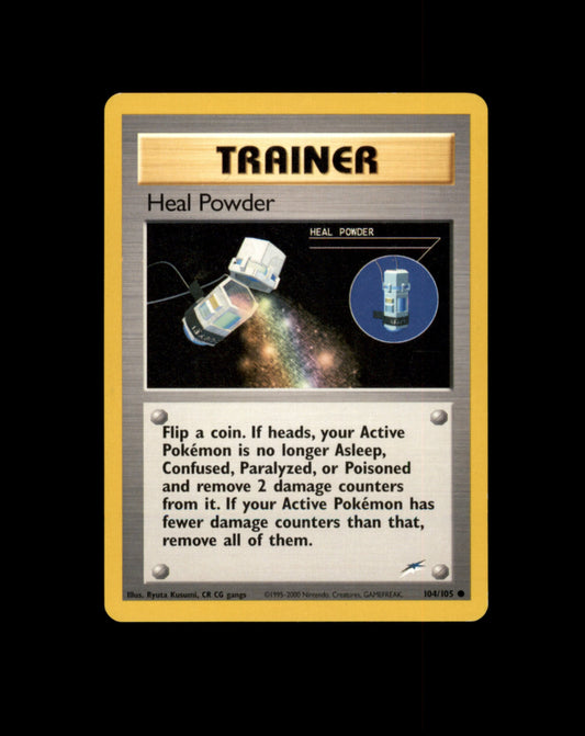 *SE BILDE FOR TILSTAND* Heal Powder #104 Pokemon Neo Destiny Pokesingles
