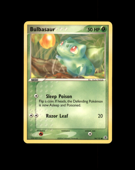 *SE BILDE FOR TILSTAND* Bulbasaur #54 Pokemon Fire Red & Leaf Green Pokesingles