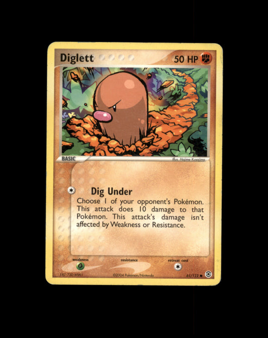*SE BILDE FOR TILSTAND* Diglett #61 Pokemon Fire Red & Leaf Green Pokesingles