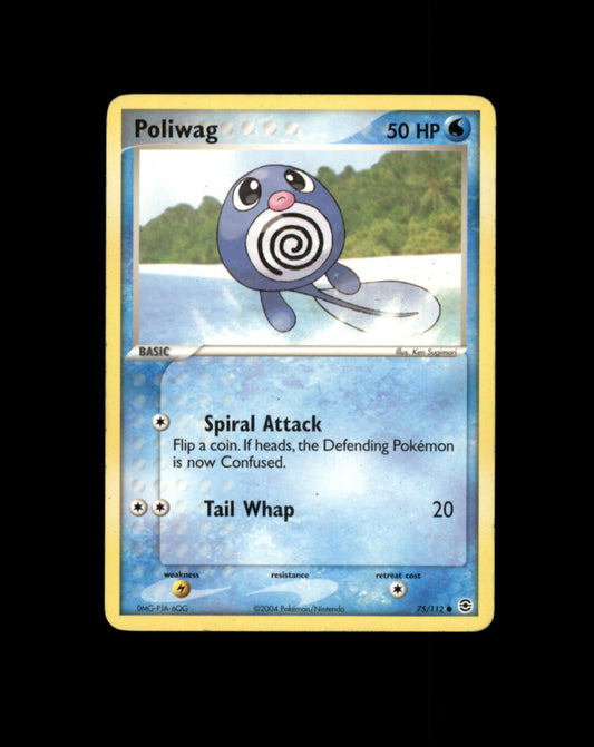*SE BILDE FOR TILSTAND* Poliwag #75 Pokemon Fire Red & Leaf Green Pokesingles