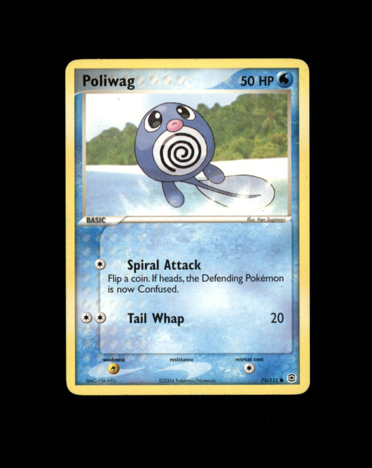 *SE BILDE FOR TILSTAND* Poliwag #75 Pokemon Fire Red & Leaf Green Pokesingles