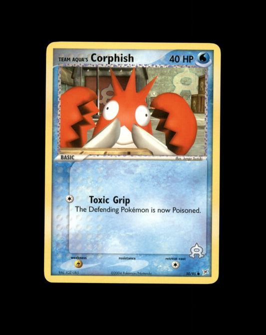 *SE BILDE FOR TILSTAND* Corphish #50 Pokemon Team Magma & Team Aqua Pokesingles