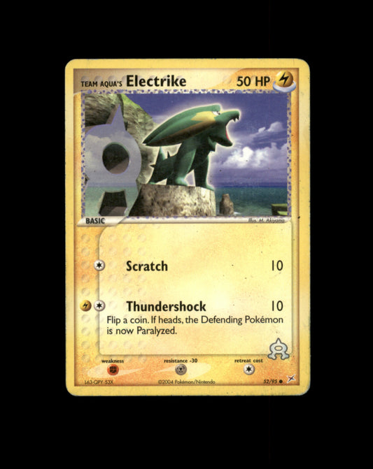 *SE BILDE FOR TILSTAND* Electrike #52 Pokemon Team Magma & Team Aqua Pokesingles