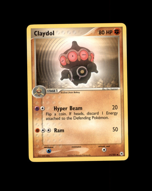 *SE BILDE FOR TILSTAND* Claydol #31 Pokemon Hidden Legends Pokesingles