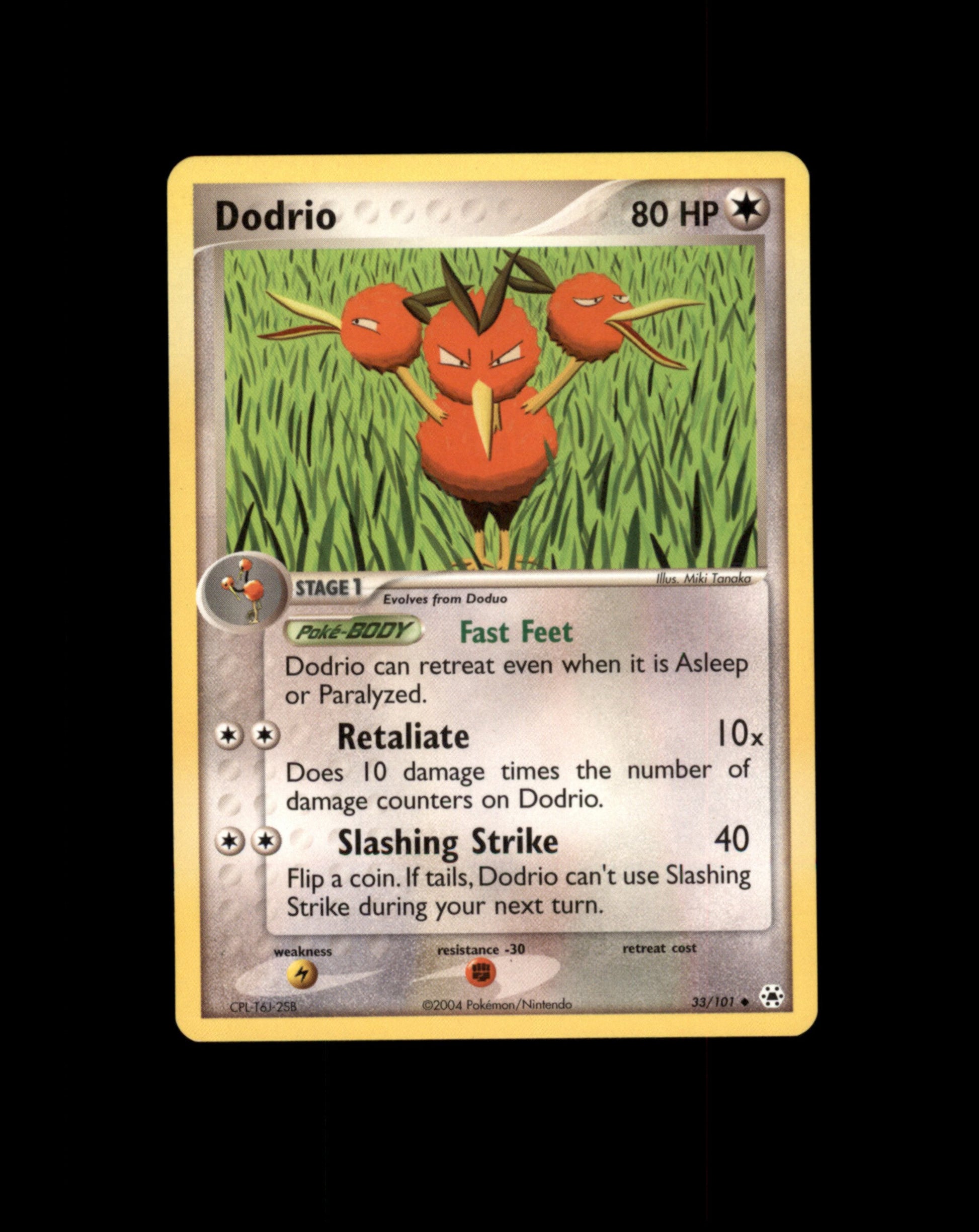 *SE BILDE FOR TILSTAND* Dodrio #33 Pokemon Hidden Legends Pokesingles