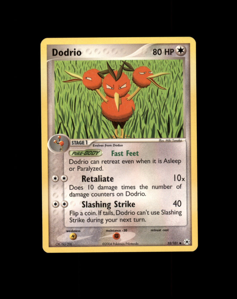 *SE BILDE FOR TILSTAND* Dodrio #33 Pokemon Hidden Legends Pokesingles
