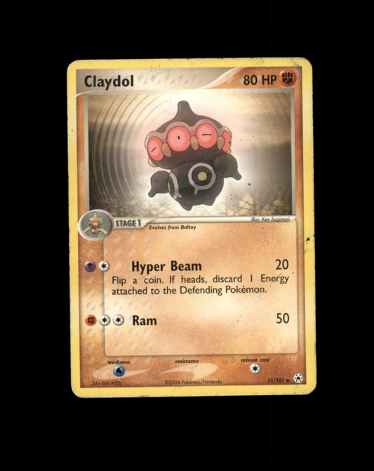 *SE BILDE FOR TILSTAND* Claydol #31 Pokemon Hidden Legends Pokesingles
