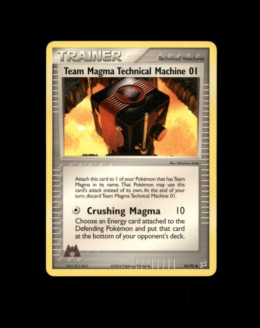 *SE BILDE FOR TILSTAND* Technical Machine 01 #84 Pokemon Team Magma & Team Aqua Pokesingles