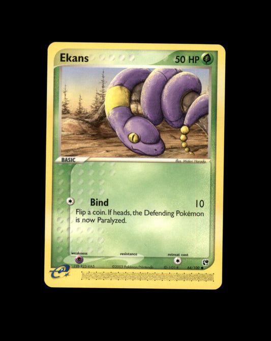 *SE BILDE FOR TILSTAND* Ekans #64 Pokemon Sandstorm Pokesingles