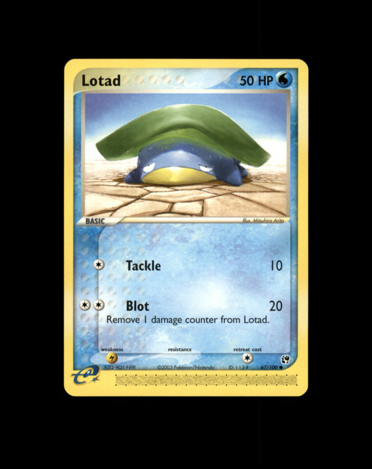 *SE BILDE FOR TILSTAND* Lotad #67 Pokemon Sandstorm Pokesingles