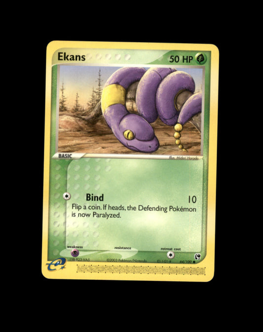 *SE BILDE FOR TILSTAND* Ekans #64 Pokemon Sandstorm Pokesingles