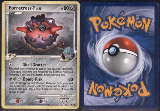 *SE BILDE FOR TILSTAND* Forretress G #61 Pokemon Rising Rivals Pokesingles