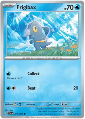 017 Frigibax, Paldean Fates, nonholo, 2.00 kr, Pokesingles. Kjøp pokemon kort til lave priser hos oss.