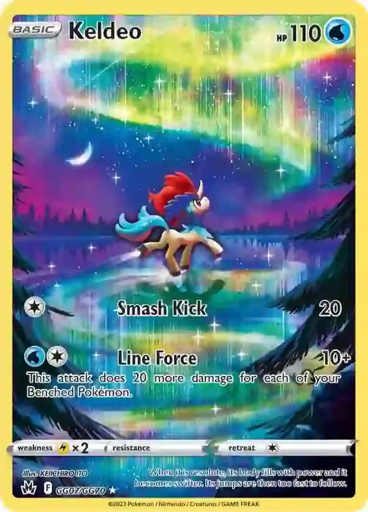 Keldeo GG07, Crown Zenith | Sword & Shield, , 0.00 kr, Pokesingles. Kjøp pokemon kort til lave priser hos oss.