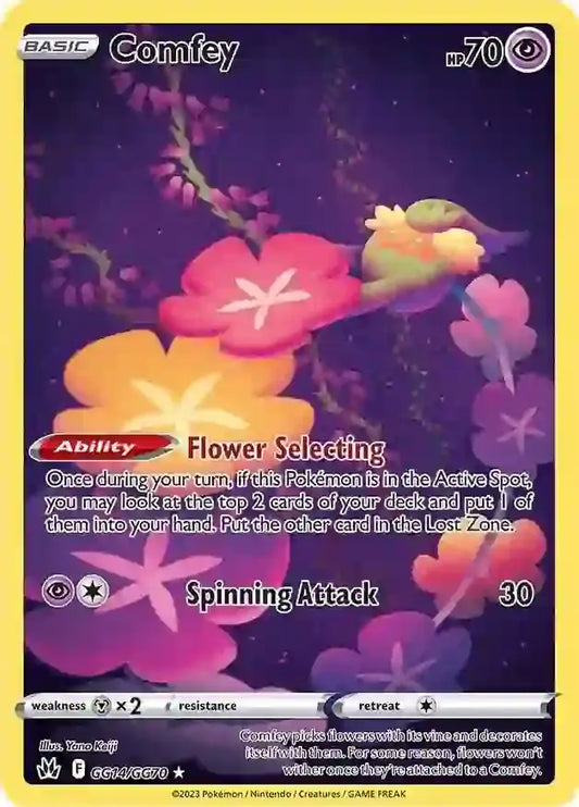 Comfey GG14, Crown Zenith | Sword & Shield, , 0.00 kr, Pokesingles. Kjøp pokemon kort til lave priser hos oss.