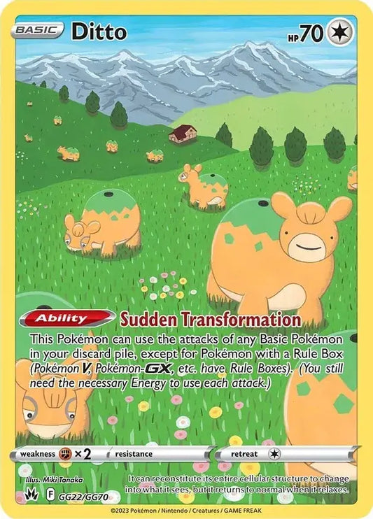Ditto GG22, Crown Zenith | Sword & Shield, , 0.00 kr, Pokesingles. Kjøp pokemon kort til lave priser hos oss.