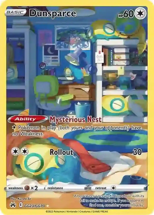 Dunsparce GG23, Crown Zenith | Sword & Shield, , 0.00 kr, Pokesingles. Kjøp pokemon kort til lave priser hos oss.