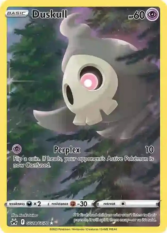 Duskull GG28, Crown Zenith | Sword & Shield, , 0.00 kr, Pokesingles. Kjøp pokemon kort til lave priser hos oss.