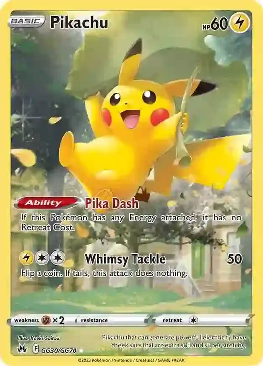 Pikachu GG30, Crown Zenith | Sword & Shield, , 0.00 kr, Pokesingles. Kjøp pokemon kort til lave priser hos oss.