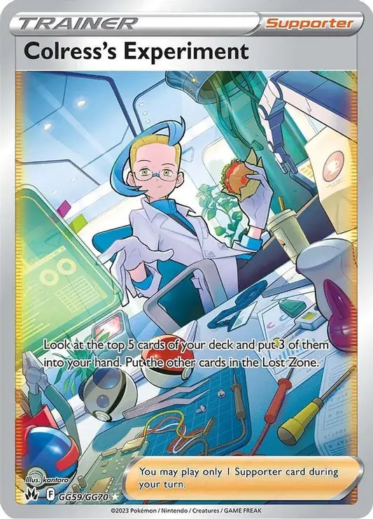 Colress's Experiment GG59, Crown Zenith | Sword & Shield, , 0.00 kr, Pokesingles. Kjøp pokemon kort til lave priser hos oss.