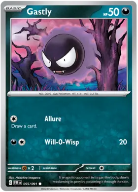 055 Gastly, Paldean Fates, nonholo, 2.00 kr, Pokesingles. Kjøp pokemon kort til lave priser hos oss.