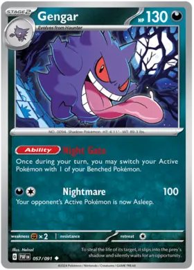 057 Gengar, Paldean Fates, nonholo, 2.00 kr, Pokesingles. Kjøp pokemon kort til lave priser hos oss.