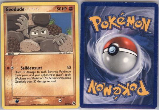 *SE BILDE FOR TILSTAND* Geodude #53 Pokemon Legend Maker Pokesingles