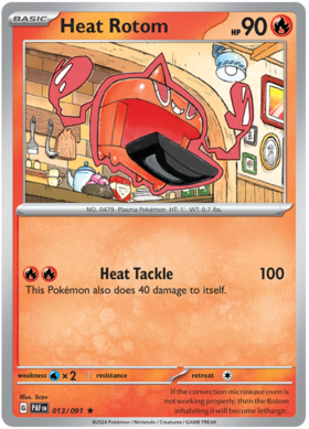 013 Heat Rotom - Holo Rare, Paldean Fates, holo, 5.00 kr, Pokesingles. Kjøp pokemon kort til lave priser hos oss.