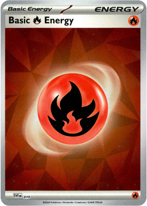 Basic Fire Energy - 010 - Prismatic Evolutions - Reverse Holo Pokesingles