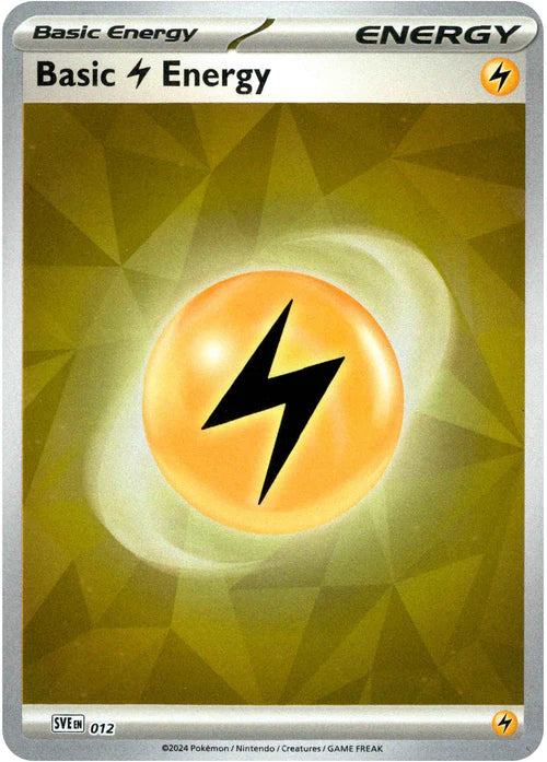 Basic Lightning Energy - 012 - Prismatic Evolutions - Reverse Holo Pokesingles