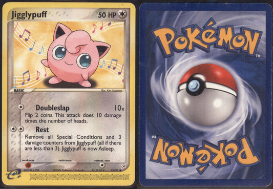 *SE BILDE FOR TILSTAND* Jigglypuff #41 Pokemon Team Magma & Team Aqua Pokesingles