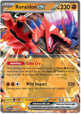 029 Koraidon ex, Scarlet & Violet | Promos, ex,promo, 25.00 kr, Pokesingles. Kjøp pokemon kort til lave priser hos oss.