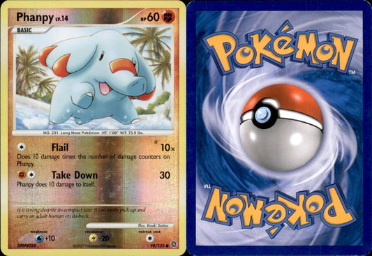 Phanpy Reverse Holo 98 - Secret Wonders (LP - Lightly Played) Pokesingles