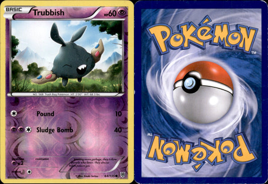 Trubbish Reverse Holo 64 - Plasma Storm (MP - Moderately Played) Pokesingles