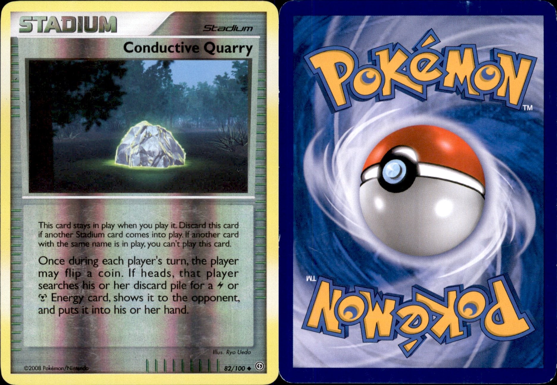 Conductive Quarry Reverse Holo 82 - Stormfront (MP - Moderately Played) Pokesingles