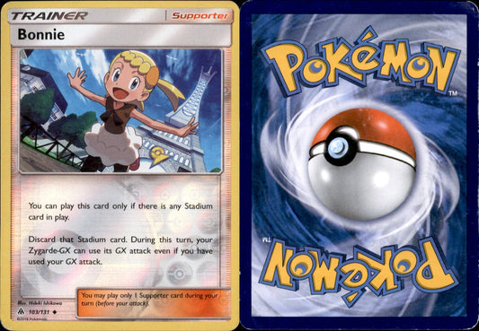 Bonnie Reverse Holo 103 - Forbidden Light (MP - Moderately Played) Pokesingles
