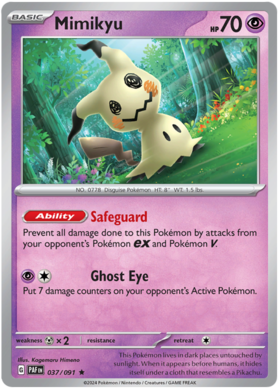 037 Mimikyu - Holo Rare, Paldean Fates, holo, 5.00 kr, Pokesingles. Kjøp pokemon kort til lave priser hos oss.