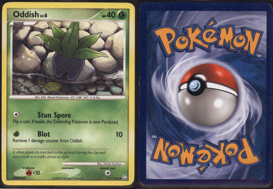 *SE BILDE FOR TILSTAND* Oddish #111 Pokemon Legends Awakened Pokesingles
