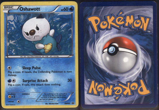 *SE BILDE FOR TILSTAND* Oshawott #BW08 Pokemon Promo Pokesingles