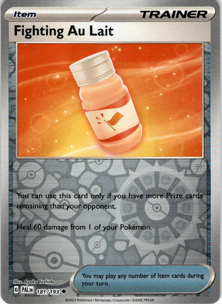 Fighting Au Lait Reverse Holo 181 - Paldea Evolved Pokesingles