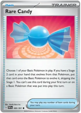 089 Rare Candy, Paldean Fates, nonholo, 4.00 kr, Pokesingles. Kjøp pokemon kort til lave priser hos oss.