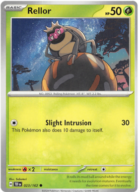 023 Rellor, Temporal Forces | Scarlet & Violet, nonholo, 2.00 kr, Pokesingles. Kjøp pokemon kort til lave priser hos oss.