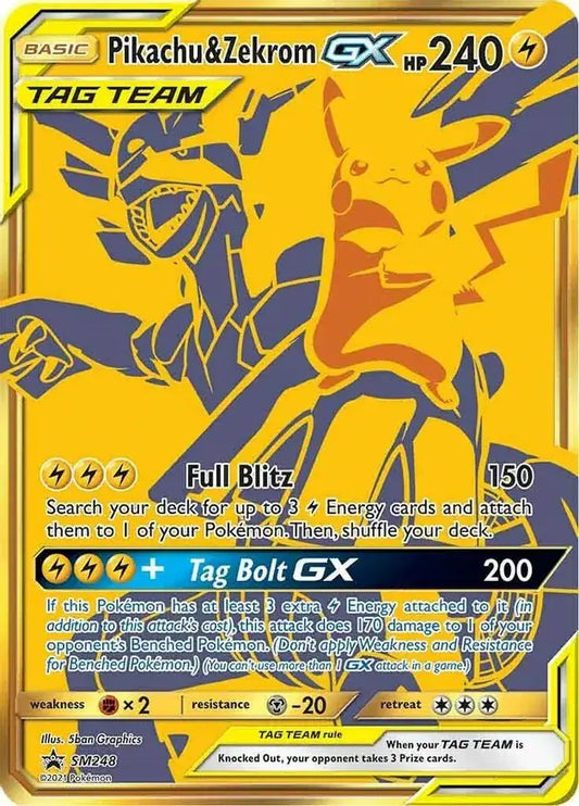 Pikachu & Zekrom GX SM248, Sun & Moon Promos, , 3.00 kr, Pokesingles. Kjøp pokemon kort til lave priser hos oss.
