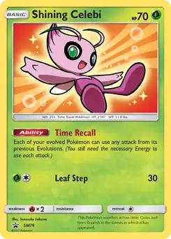 Shining Celebi SM79, Sun & Moon Promos, , 5.00 kr, Pokesingles. Kjøp pokemon kort til lave priser hos oss.