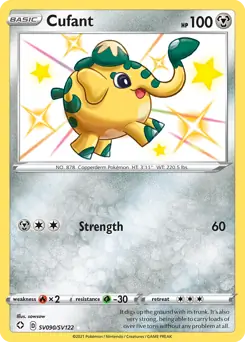 Cufant SV090 - Shining Fates, Shining Fates | Sword & Shield, , 3.00 kr, Pokesingles. Kjøp pokemon kort til lave priser hos oss.