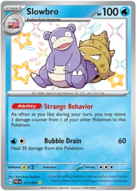 117 Slowbro, Paldean Fates, secret, 100.00 kr, Pokesingles. Kjøp pokemon kort til lave priser hos oss.